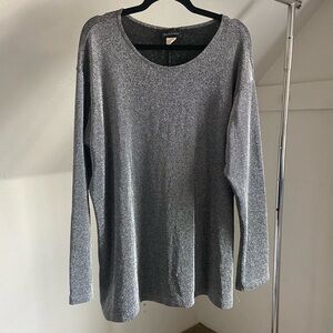 Brand is Heavenly. Stretchy sparkle top.